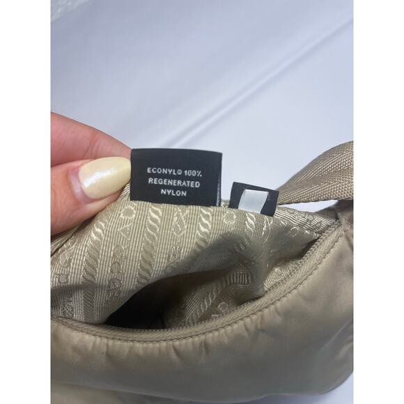 Prada  Re-Nylon Saffiano Mini Re-Edition 2000 Bag Deserto - Picture 12 of 15